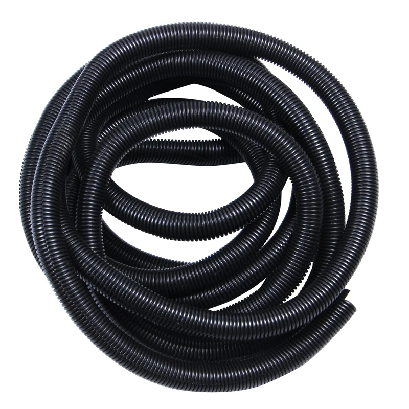 

20 Ft 1 inch Split Wire Loom Conduit Polyethylene Tubing Black Color Sleeve Tube