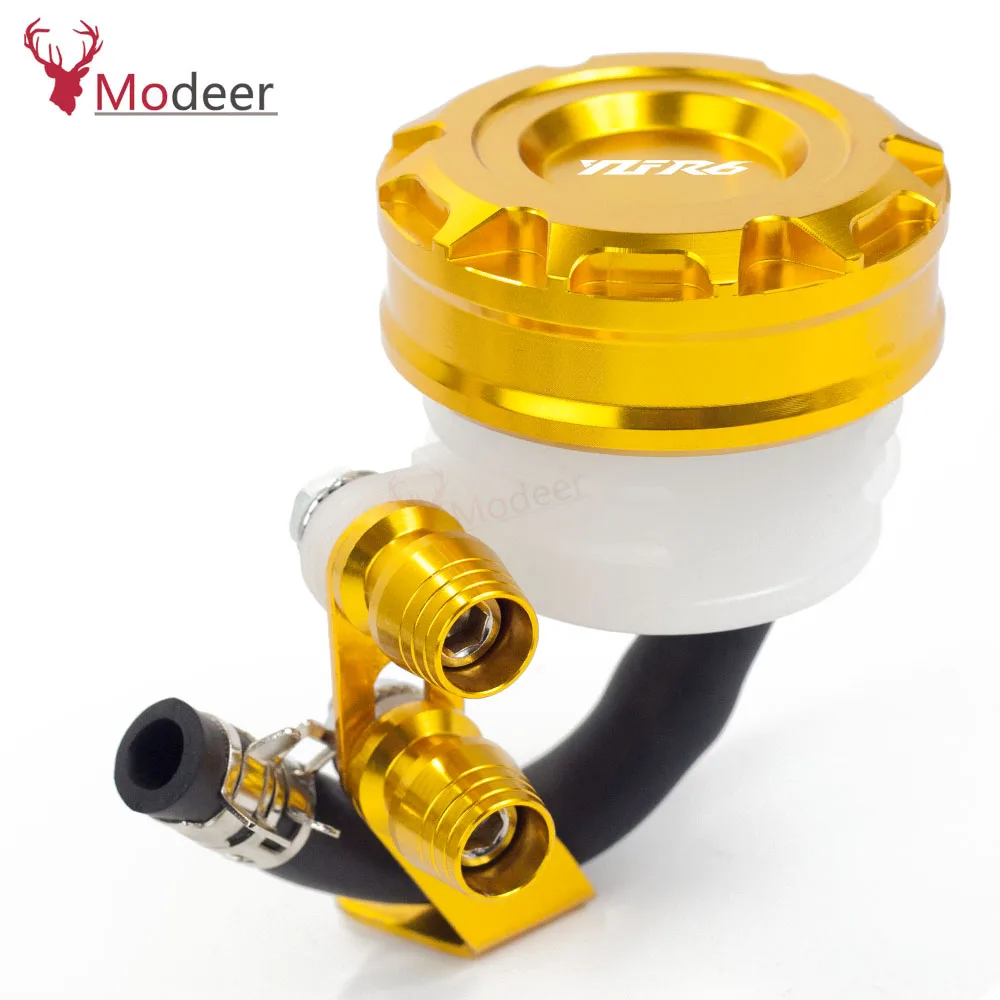 

Motorcycle Brake Fluid Reservoir Clutch Tank Oil Fluid Cup 1999-2013 2014 2015 2016 2017 2018 For Yamaha YZF-R6 YZF R6 YZFR6