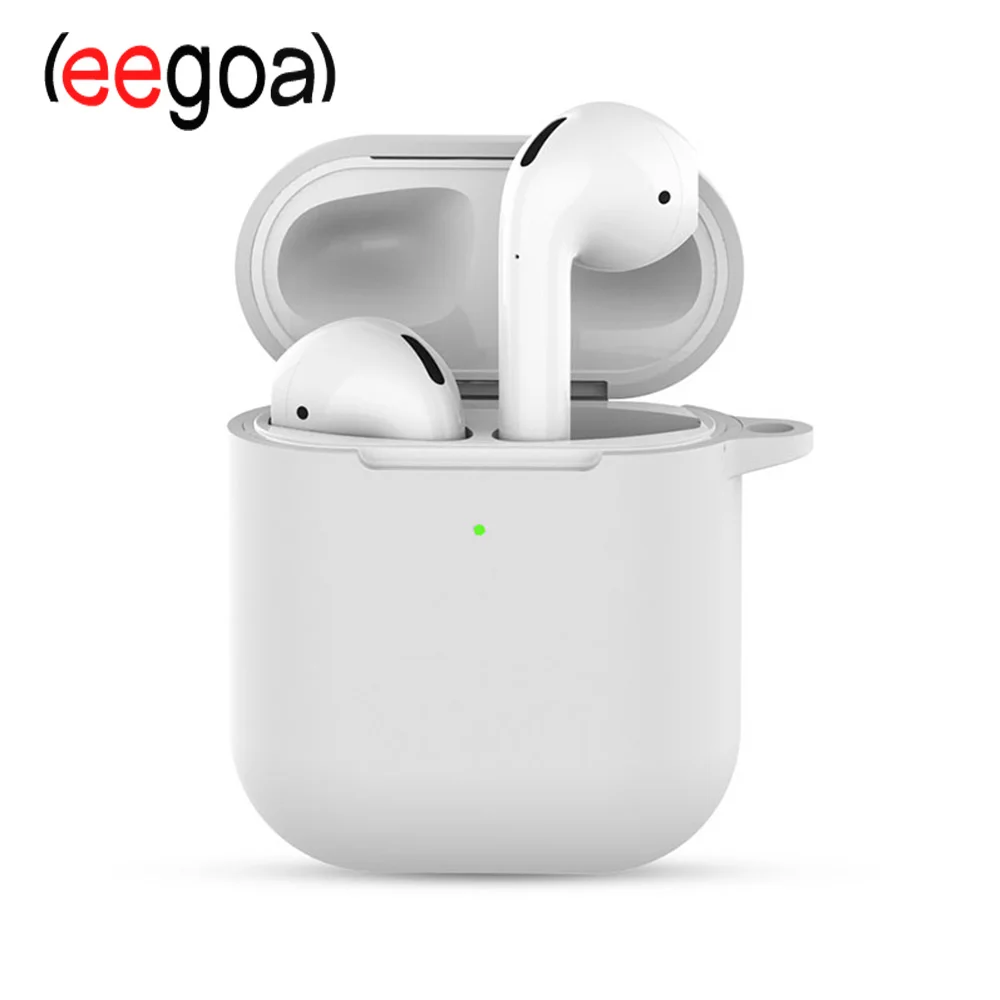 

For Airpods 2 Protective Cover Skin Accessory Silicone Bluetooth Wireless Earphone Case for Apple Airpods 2 Charging Box