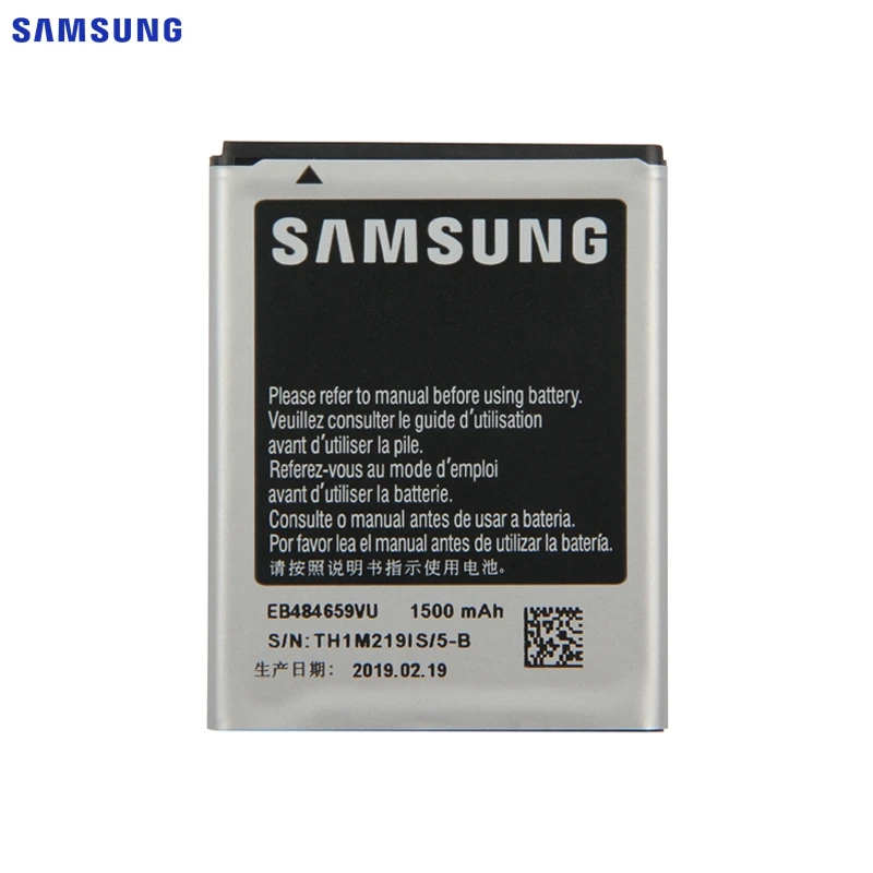 Samsung сменный аккумулятор EB484659VU для samsung GALAXY W T759 i8150 GT-S8600 S5820 I8350 I519 X Чехол S5690 1500 мАч
