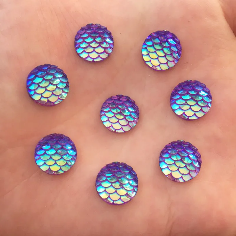 HOT 80PCS 12mm AB Resin Snake Skin Flatback Rhinestone Wedding Embellishment Crafts K521*2