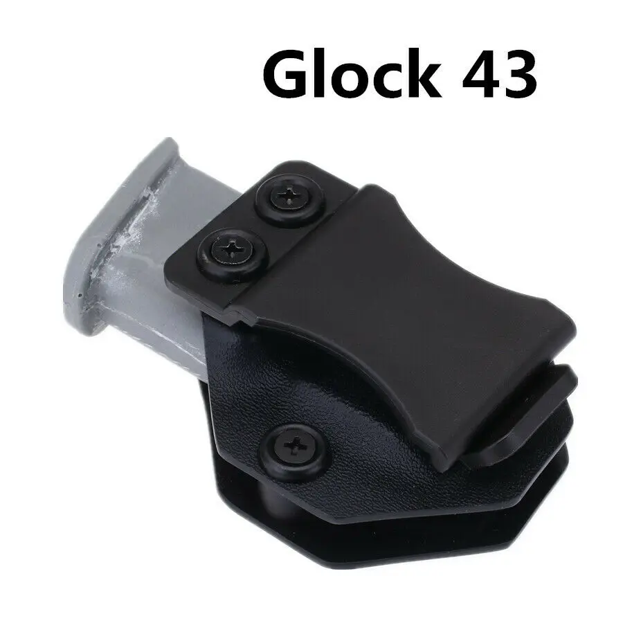 Iwb Magazine Kydex Holster Mag Carrier holder для Glock 17 19 22 23 26 27 31 32 43 внутри пояс скрытый для переноски