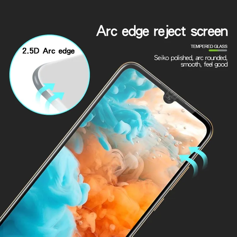 Защитное стекло закаленное 9H для Huawei Honor 7C/7A Pro/8A/8C/8X/Y9/Y7/Y6 2019/Y5 2018/MRD LX1|Защитные