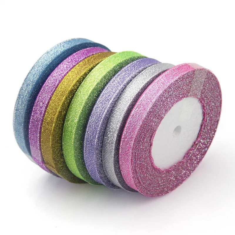

1PCS 1cm Ribbon Satin Ribbon Rolls Wedding Party Christmas Decoration Candy Box Packaging Decor Supplies 25 yard/roll !