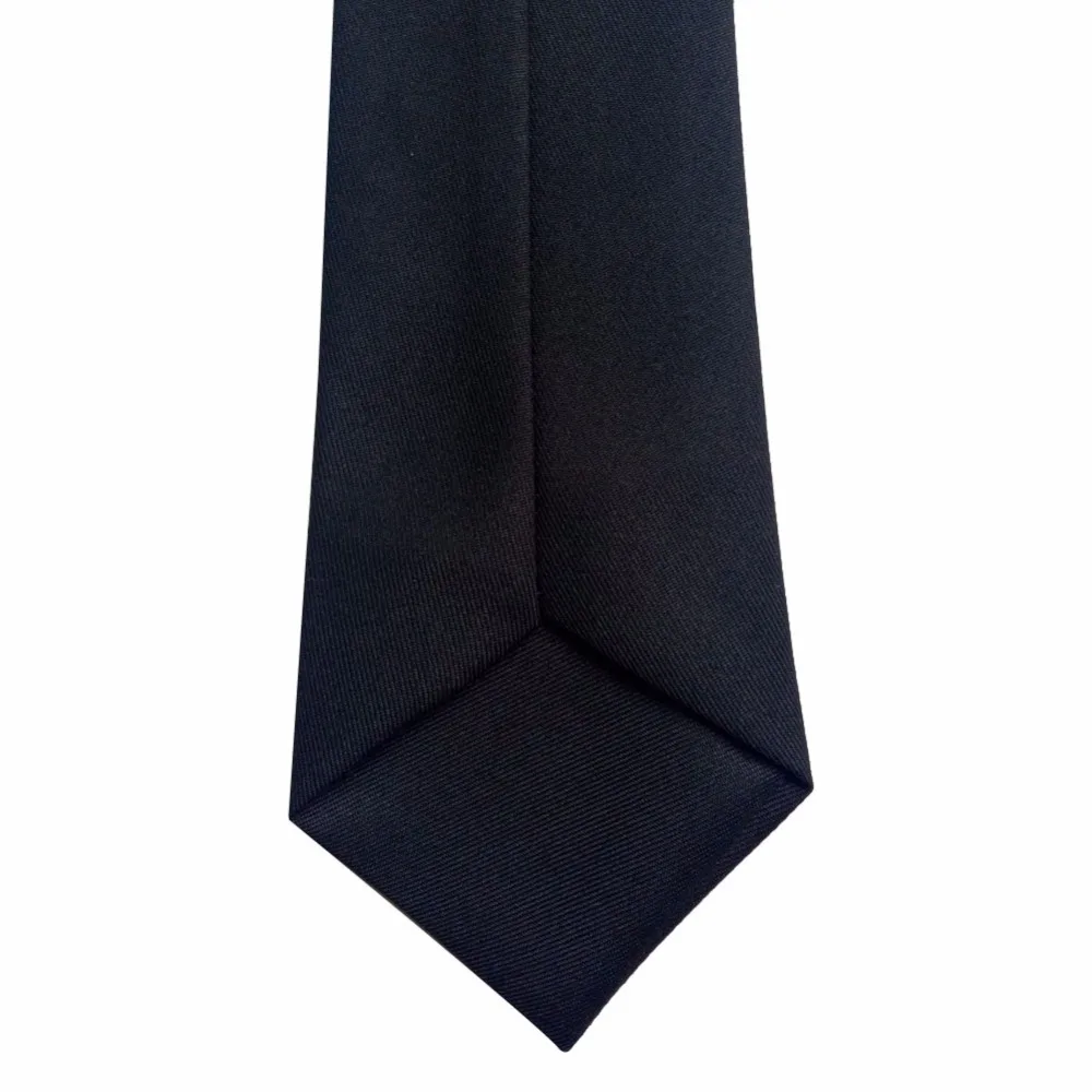 Матовый черный простой зажим на галстуке безопасности дверца Баунсер похорон свадебная одежда рабочего