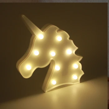 

AKDSteel 3D Unicorn Marquee Light 10 Warm White LED for Home Decoration LED Marquee Sign LED Light up Unicorn Letters Lamp