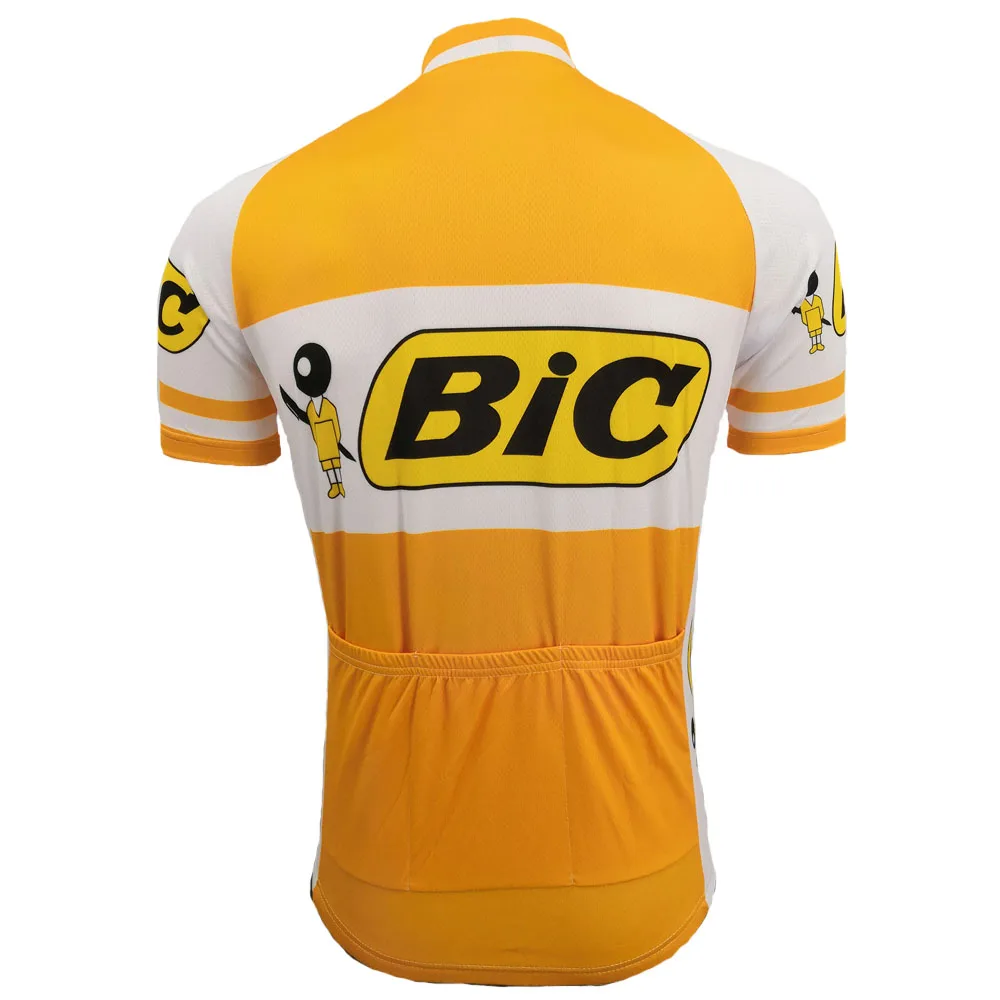 Bic سترة الرجال الدراجات جيرسي قصيرة الأكمام/أكمام الملابس ارتداء جيرسي مجموعة السروال جل الوسادة الطريق الدراجة الكلاسيكية كيت