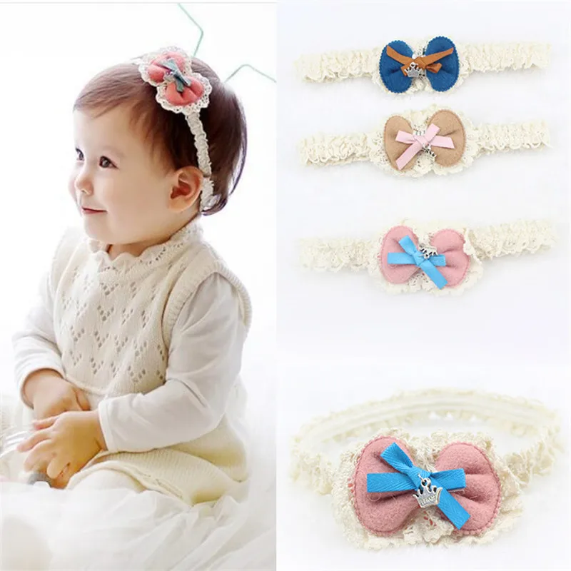 

Elastic Lace Baby Headbands Kids Hair Accessories Hairbands Knot Baby Girl Headwear Infant Princess Newborn Photography Props