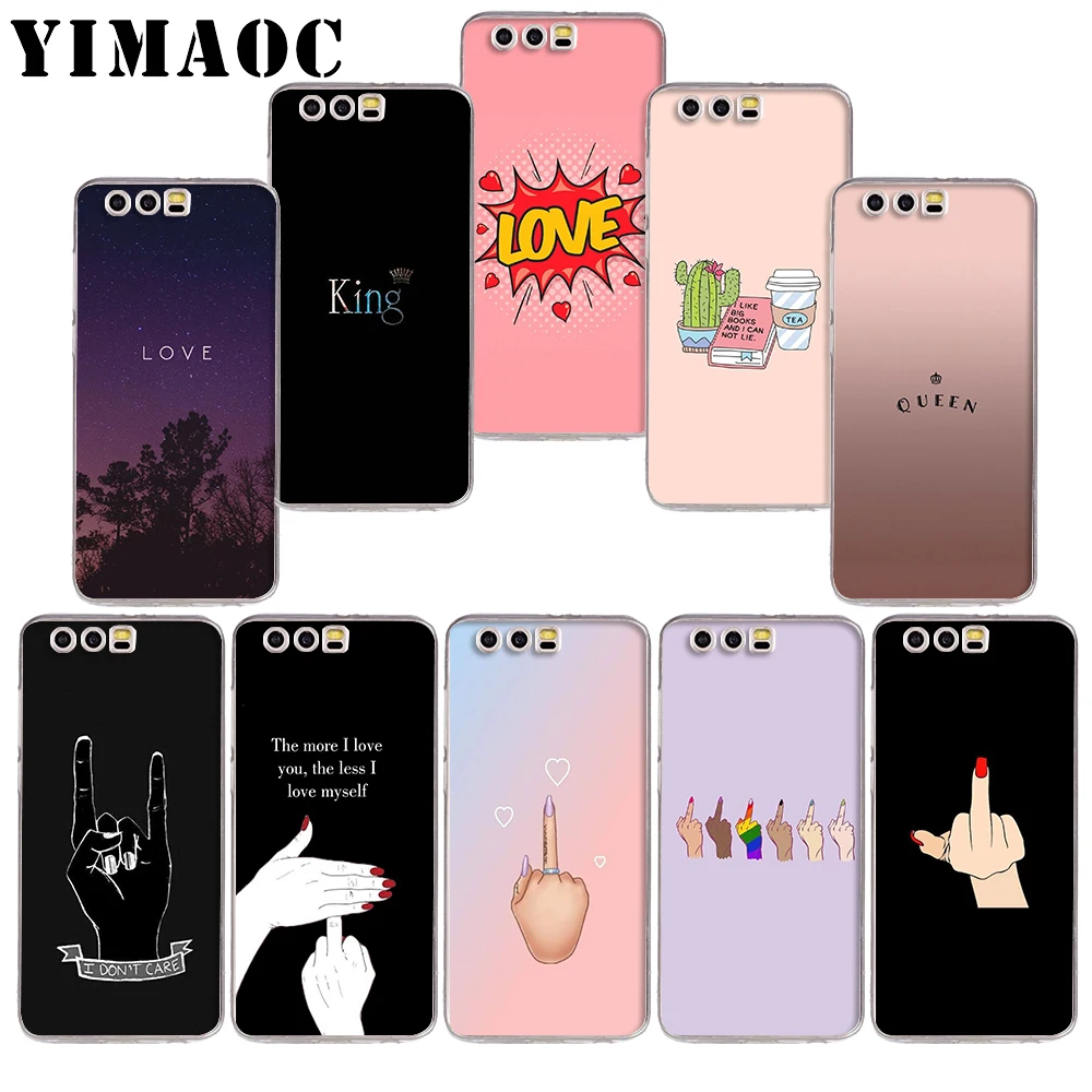 

YIMAOC 184z Gentleman's love Soft TPU Case for Huawei Honor 10 9 lite 7A Pro 7C 7X 8X Nove 3 3i