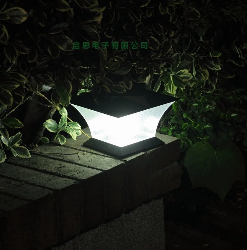 1 Lot 2pcs Ultra Bright 7 Solar Post Cap Light Led 1 Lot 2pcs Ultra Bright 7 Solar Post Cap Light Led Lamp Deck Fence Mount Outdoor Garden