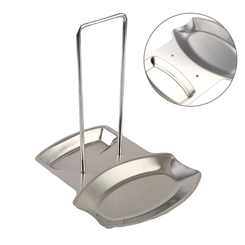 Hot Pot Lid Holder Stainless Steel Pan Pot Stand RackCover Holding Detearing Rack Organizador