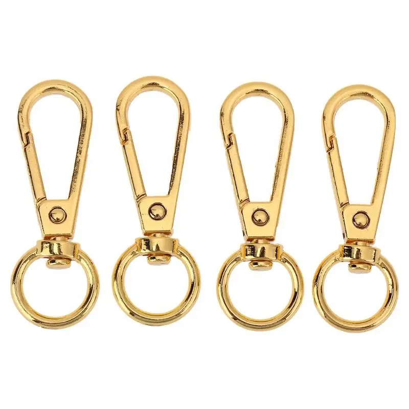 

4pcs Vintage Metal Luggage Bag Handbag Dog Buckle Snap Hook Bag Clasp DIY Key Chain Hardware Accessories Clip Buckles