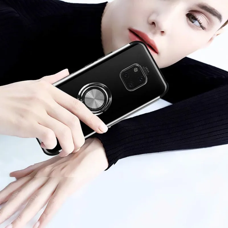 Чехол для Huawei Mate 30 20 P40 P30 P20 Lite Pro Y6 Y5 Y7 Y9 2019 Honor 9X 8X 8A чехол с кольцом и подставкой
