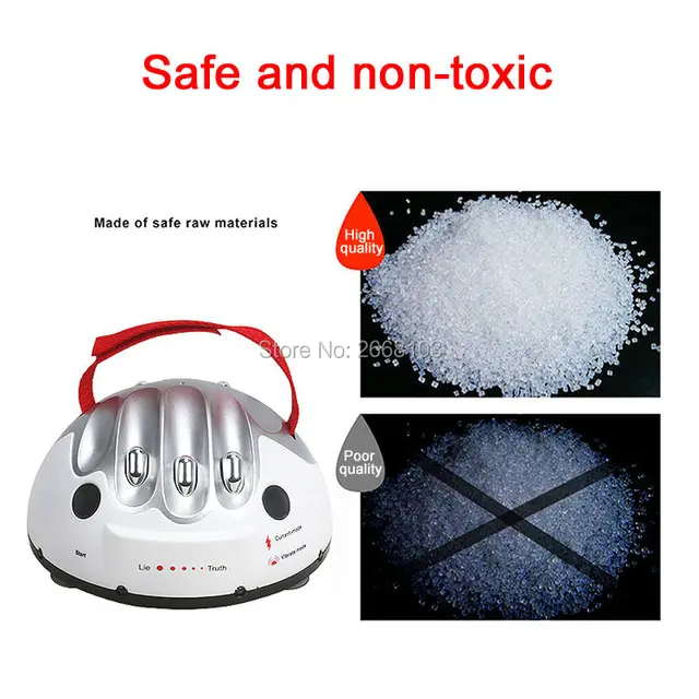 Polygraph Test Tricky Funny Adjustable Adult Micro Electric Shock Lie Detector Shocking Liar Truth Party Game Consoles Gifts Toy 3