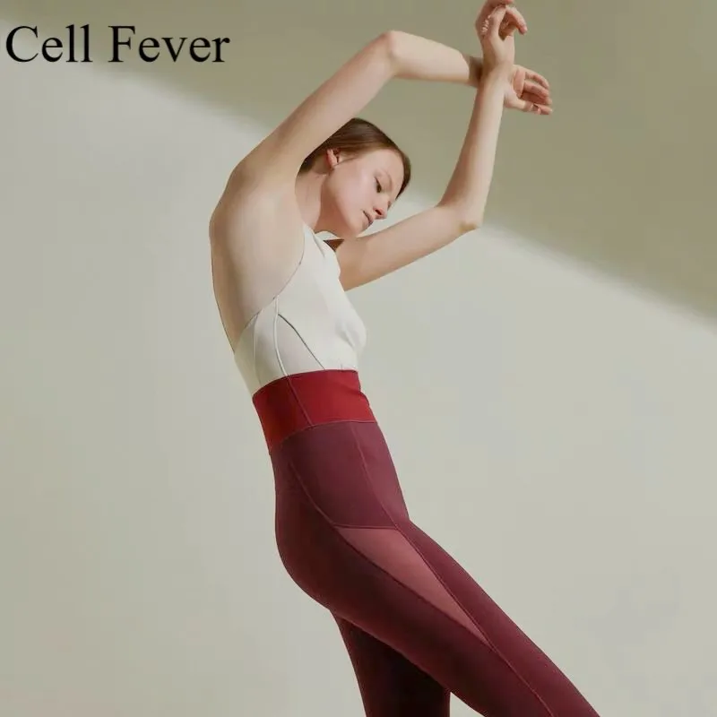 

Yoga Sport Jumpsuit Contrast Color Patchwork Women Bodycon Fitness Jumpsuits 2019 Tight Fit Gym Jogging Dance Sports Wear
