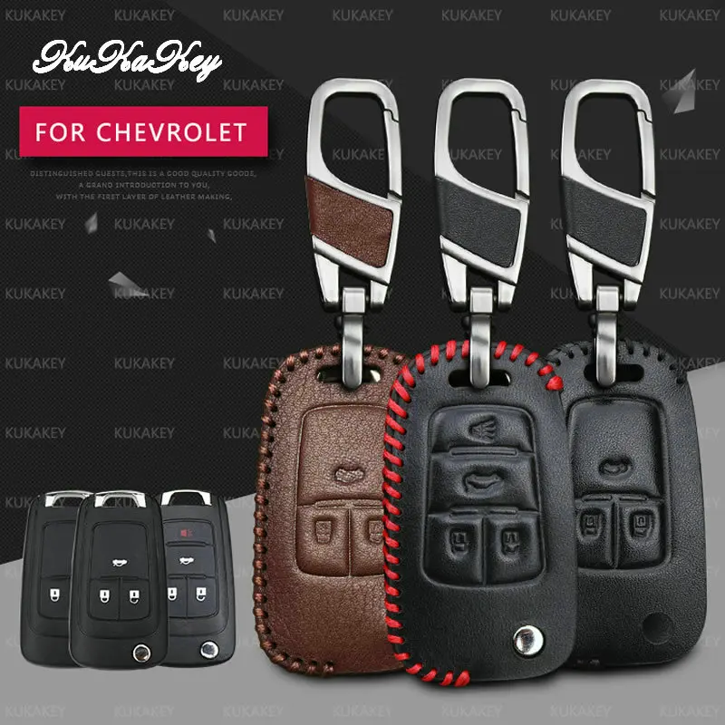 Чехлы для автомобильных ключей из натуральной кожи Chevrolet Cruze Aveo Captiva Epica Sail Lacetti|key