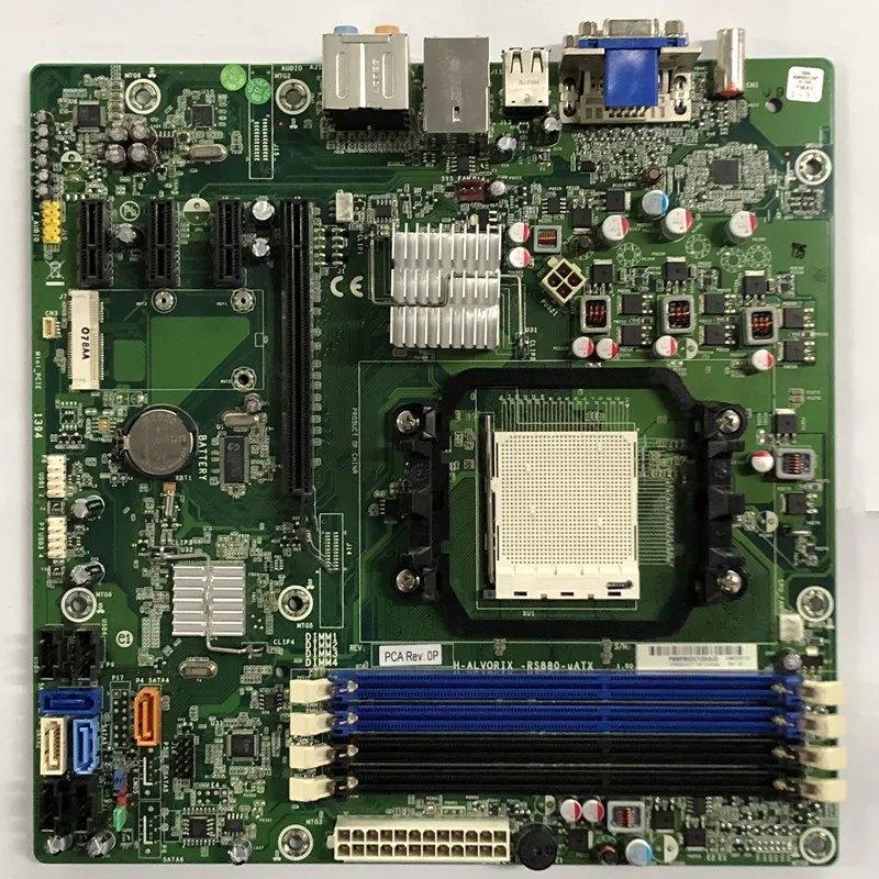 

620887-001 For HP P6650Z H-ALVORIX-RS880-uATX Socket AM3 Desktop Motherboard MB Good Quality Almost New