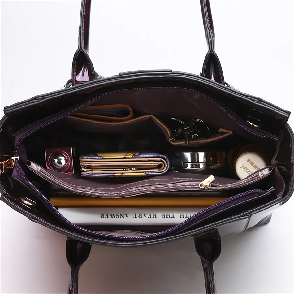 LONOOLISA Sac A основной Femme лакированная кожа женские ручные сумки для женщин серпантин роскошные сумки женские сумки дизайнерские Bolso