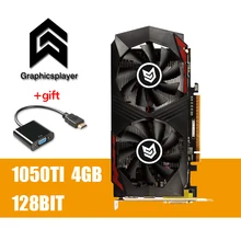 Видеокарта PCI-E GTX1050TI 4 ГБ/4096 МБ DDR5 128 бит видеокарта для Nvidia