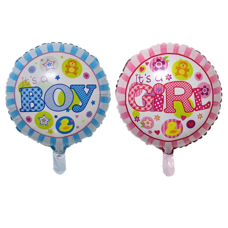 

18 Inch baby boy girl letter foil balloon pink blue happy bithday 100days party celebrate decoration baby shower kids toy