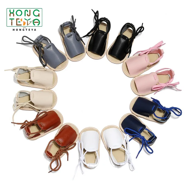 

ROMIRUS Summer New Baby Boys Sandals Fashion Baby Girl Moccasins Infant Toddler Shoe Dropshipping Anti-slip Beach Sandal Shoes