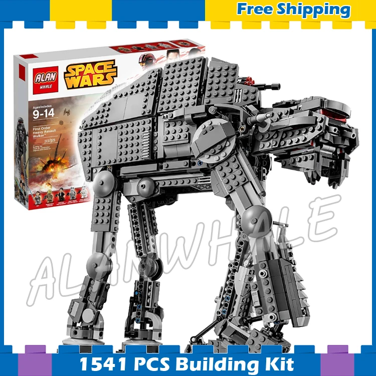 

1541pcs Space Wars The First Order Heavy Assault Walker 05130 Model Building Blocks Gifts Sets Games Movie Compatible With