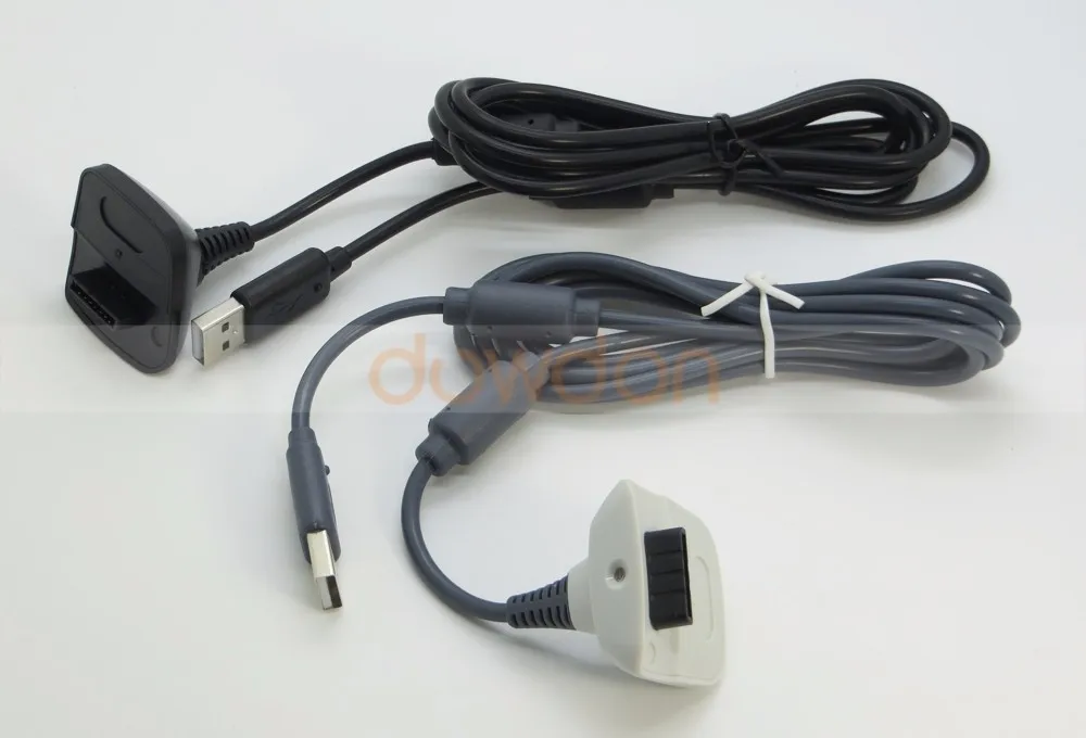 2 цвета быстрая зарядка USB Play зарядное устройство кабель для Microsoft Xbox 360