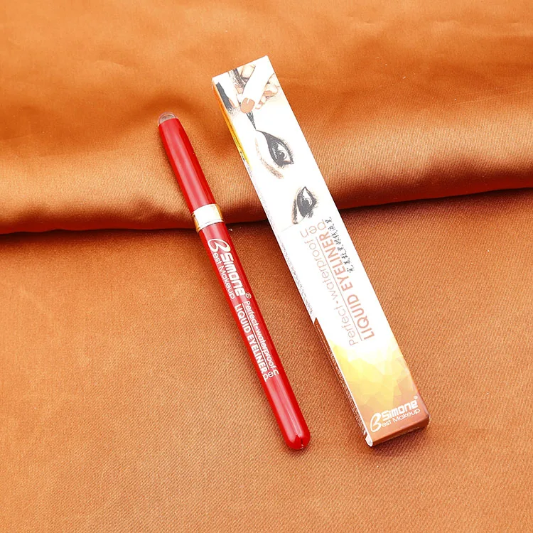 Brand New Black Girls Eyeliner Soft head Eyeliner Chinese Red Eyeliner