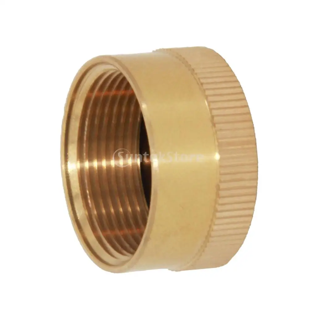 10pcs Heavy Duty Solid Brass Cap 1LB Propane Bottle Small Gas Tank Cylinder Cap Refill Coupler