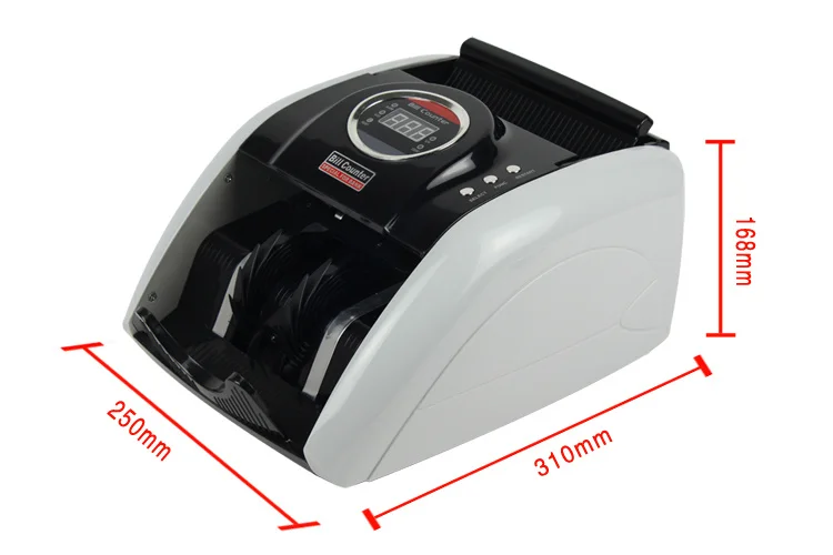 

New Banknote Multi-Currency Bill Money Counter Cash Counting Machine EU, US ,AUD ETC, 1PCS SHIP DHL 110V/220V