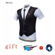 Moxilyn мужские майки для велоспорта, облегающий костюм, одежда для велоспорта, горный велосипед, MTB, рубашка с галстуком, дышащая, впитывающая пот, быстросохнущая