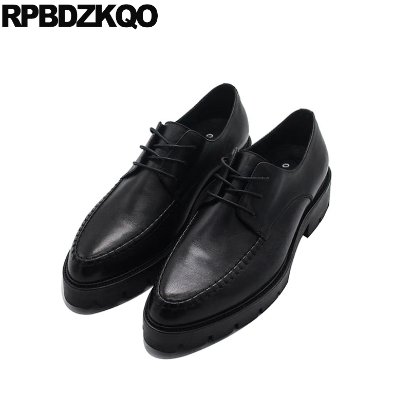 Cuero Enredaderas Los A Oxfords Negro Italia Genuino Hombres marrón Vestido Negro Hechos Mano Italiano Fiesta Boda Casual Zapatos Punta Primavera De 8xgw6
