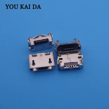 

100pcs Mini micro usb Charging socket Connector For HUAWEI G710 A199 G610 G750 G730 G700 P6 Dock Charger Port Jack repair