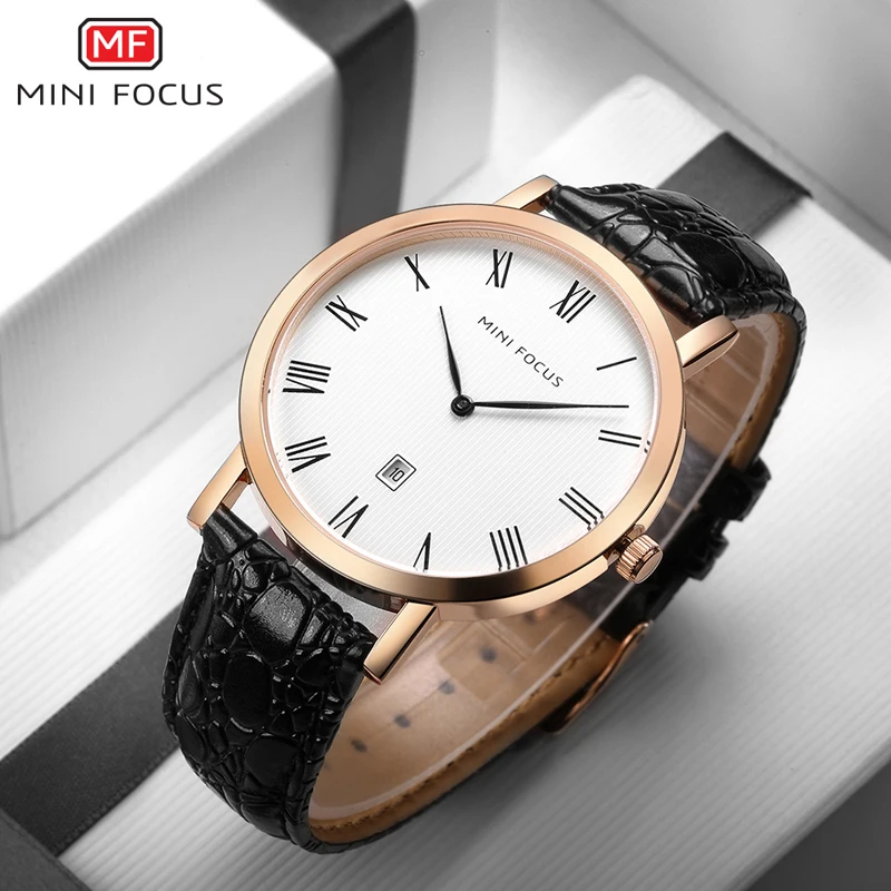 MINIFOCUS Fashion Ultra-thin Men's Wristwatch Quartz Watch Men Waterproof Black Leather Strap Luxury Brand Relogio Masculino MINIFOCUS Fashion Ultra-thin Men's Wristwatch Quartz Watch Men Waterproof Black Leather Strap Luxury Brand Relogio Masculino