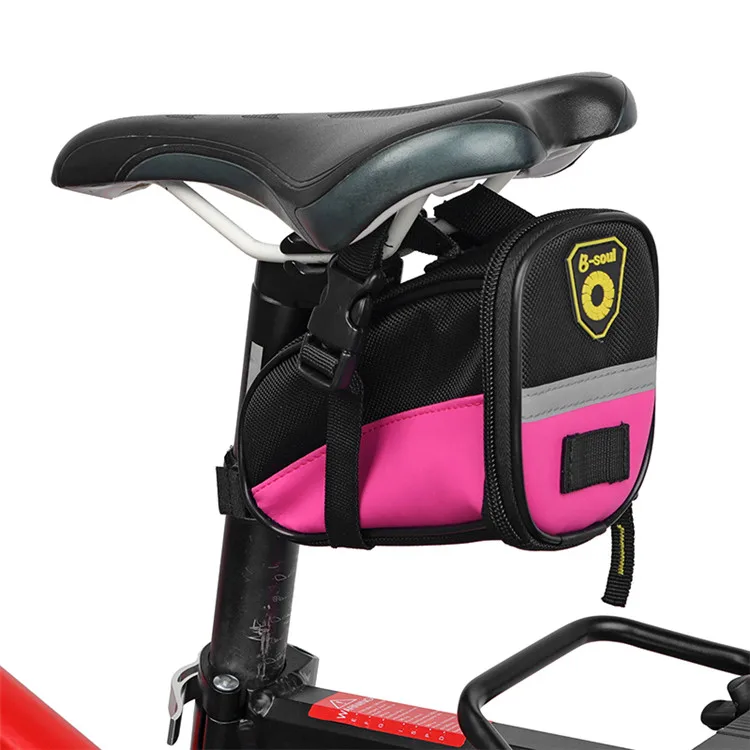 B-SOUL велосипедная седельная сумка MTB велосипедная сумка для сиденья ремонтные Инструменты сумка с отражающей полоской для ciclismo