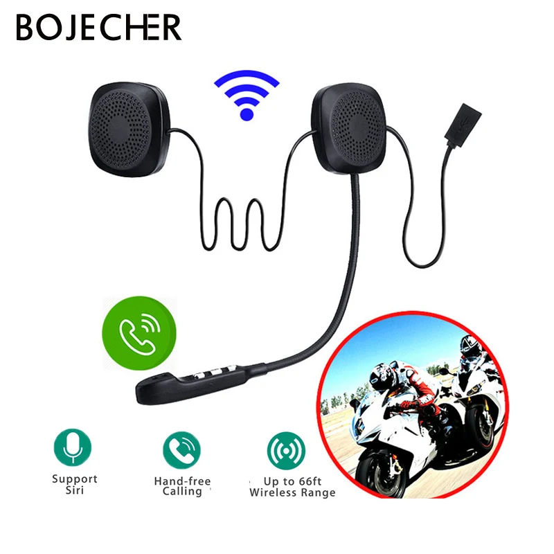 

Bluetooth Headset Wireless headphone bluetooth Hands Free earphone Suit for T-COMSC FDC-01VB TCOM-02 Motorcycle Helmet Intercom
