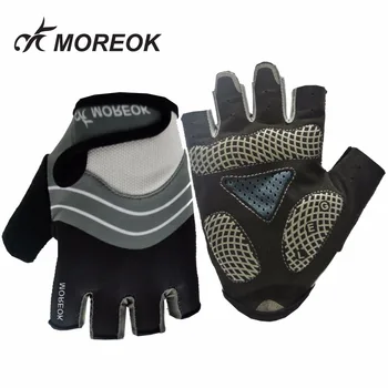 

MOREOK Cycling Gloves Half Finger Mens Women's Summer Sports Shockproof Bike Gloves GEL MTB Bicycle Gloves Guantes Ciclismo