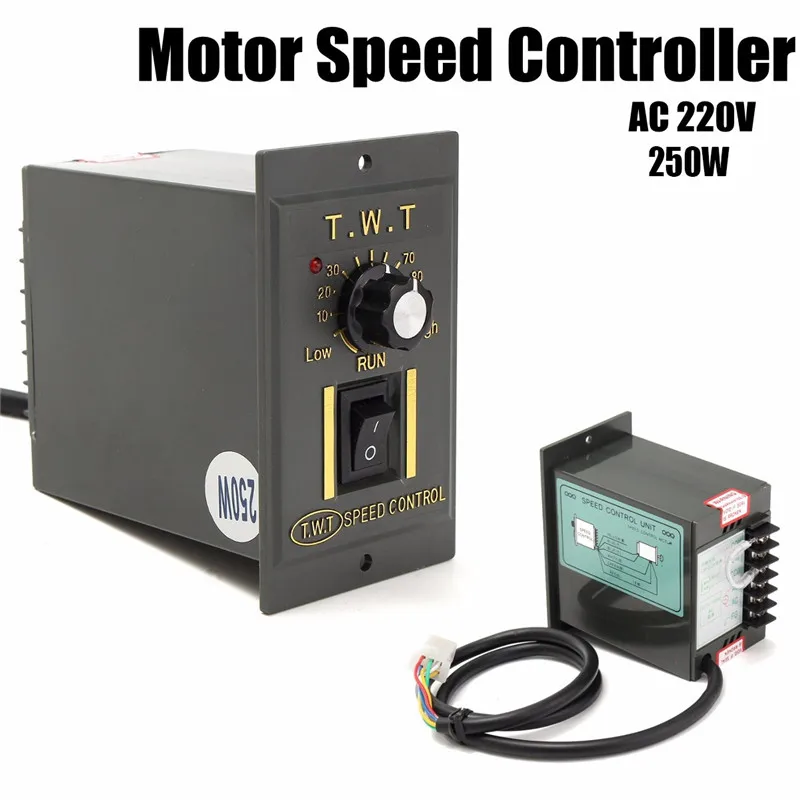 

AC 220V Electronic Tool Motor Speed Controller 250W Variable Frequency Converter