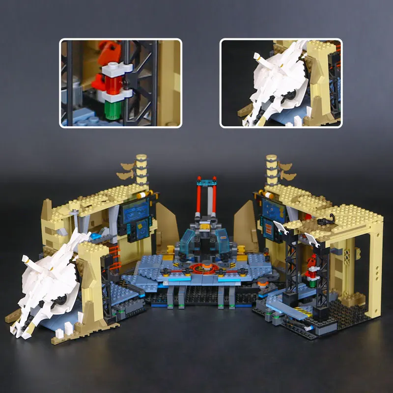 

LEPIN 06039 1351Pcs Phantom Samurai X Cave Chaos Model Building Kit Blocks Bricks Educational Children DIY Toys Compatible 70596