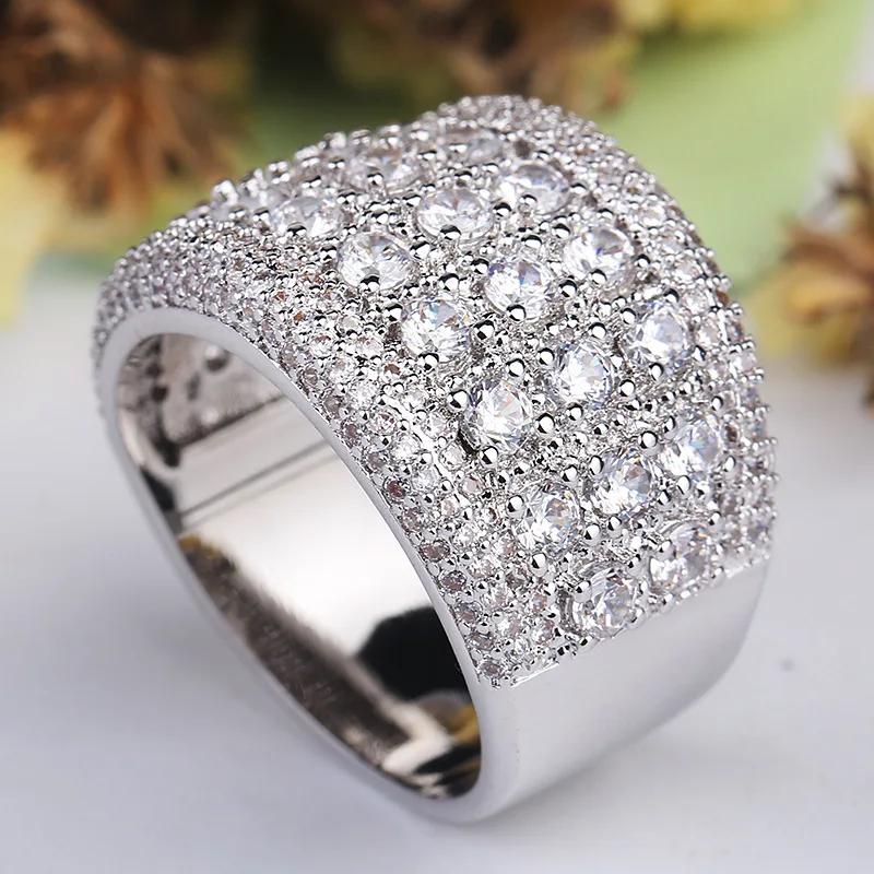 sterling  cubic zirconia rings for women jewelry (11)