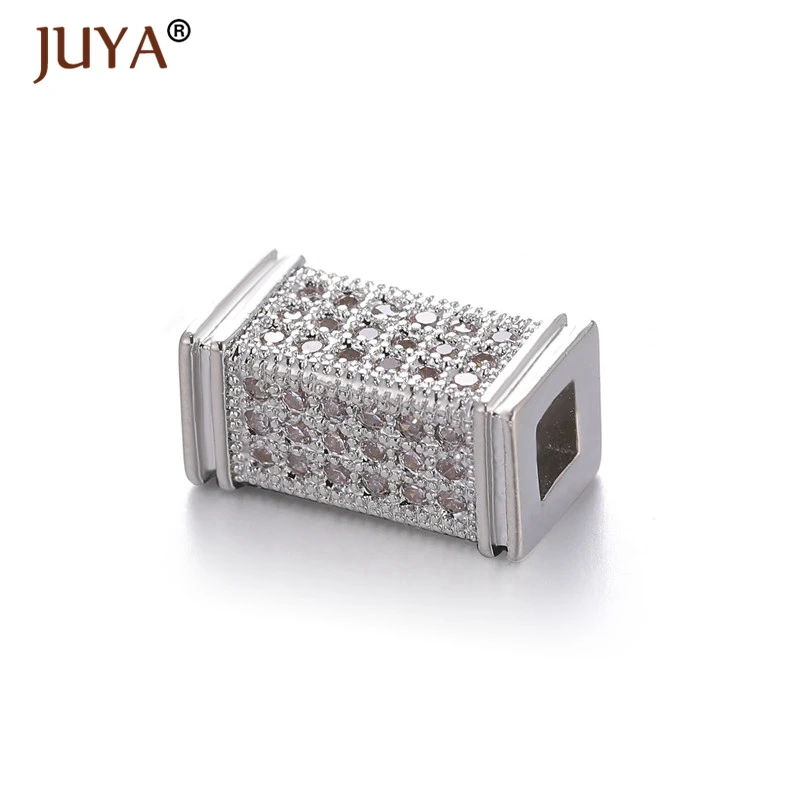 Высокое качество Прямоугольная форма Micro Pave CZ Стразы DIY Perlas для мужчин женщин