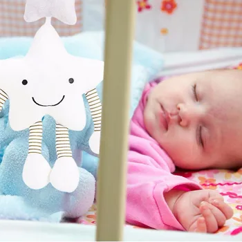

Creative Five-pointed Star Music Wind Chime Hanging Rattle Toys For Baby Strollers For Dolls Bed Hanging Bell Popular Toy Gifts