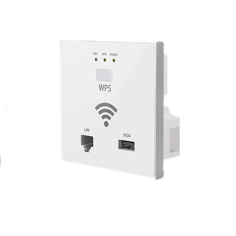Недавно Беспроводной разъем AP для отеля 300 Мбит/с в стены Wi Fi точка доступа
