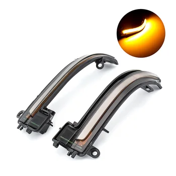 

1 Pair Dynamic Turn Signal LED Side Wing Rearview Mirror Indicator Water Flowing Blinker Repeater Light For BMW 1 2 3 4 Series