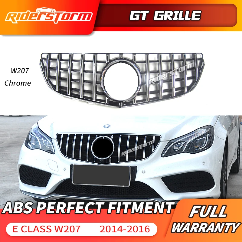 12 W207 GT решетка C207 Вертикальная для Mercedes Benz E Coupe Facelift передний бампер Sport 2014 2016 E200 E320
