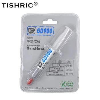 

TISHRIC 7 Gram GD900 Thermal Paste CPU GPU Cooler Cooling Fan Pad Compound Silicone Plaster Heatsink Processor Thermal Grease