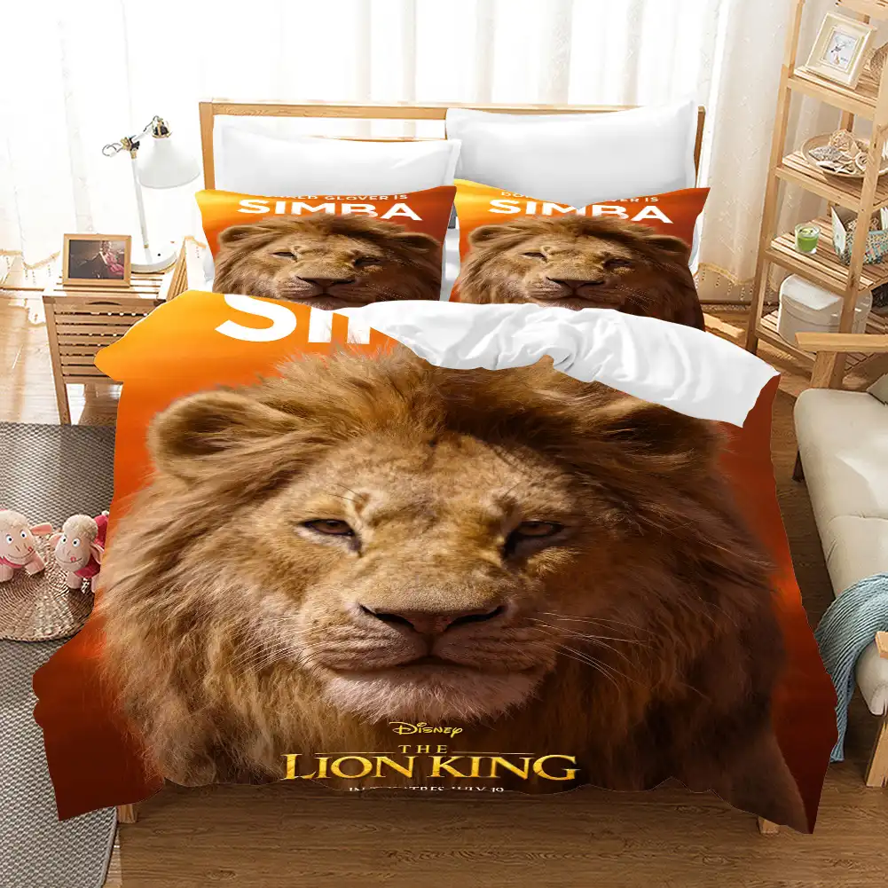 The Lion King Simba 3d Bedding Set Duvet Covers Bed Linens bed set