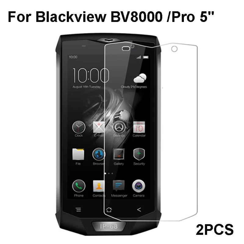 Закаленное стекло для Blackview BV 8000 Pro защита экрана 2.5D 9 H закаленное защитная пленка, стекло Blackview BV 8000 2 шт