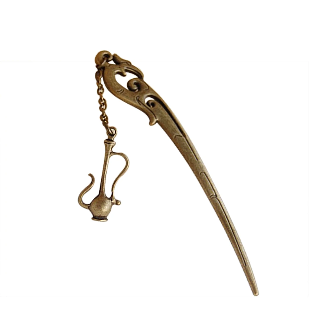 Новинка, модная Винтажная закладка из сплава, Классическая Закладка с подвеской в виде чайника, канцелярские аксессуары-книги, креативные подарки