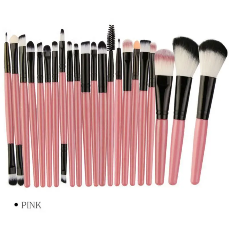

MAANGE 22Pcs Professional Makeup Brushes Set Wood Handle Eyeshadow Eyebrow Eyeliner Powder Smudge Face Cosmetic Beauty Tool Kit